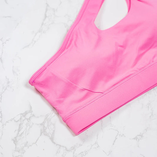 DIAS FIT JOY Women One Shoulder Sports Bras Yoga Top Vest Yoga Gym outdoor sport Running Fitness Underwear Zen fit plus