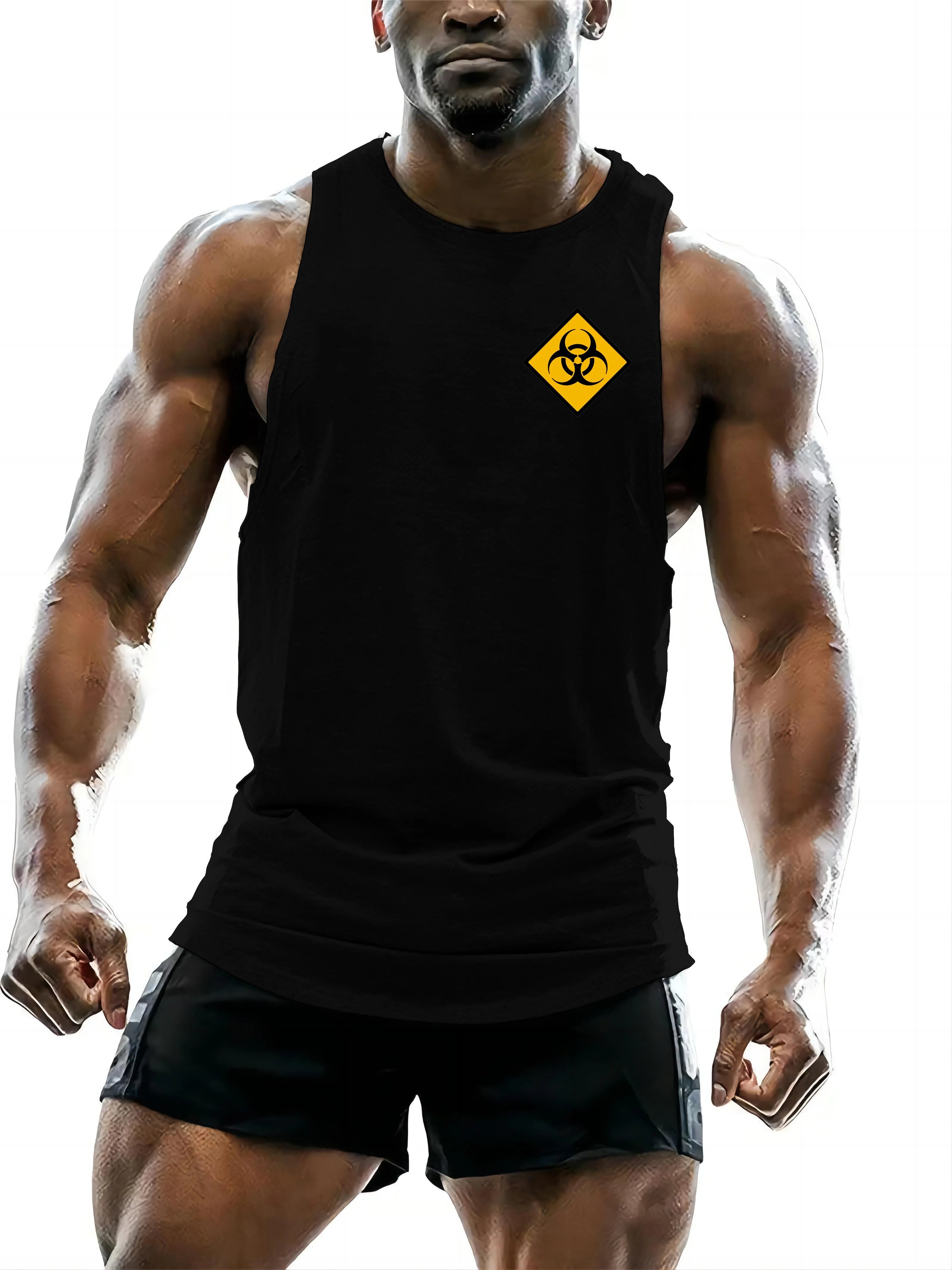 Adult Men'S Tank Tops Clothing 2d Fun Printed Round Neck Summer Basketball Sleeveless Outdoor Sports Gym Quick Dry New Style Zen fit plus