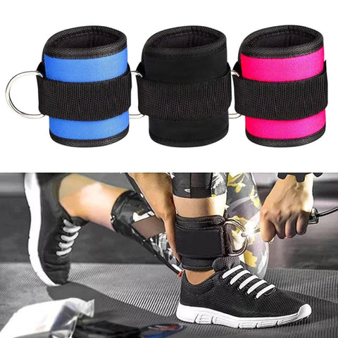 Adjustable Wrist Ankle Cuffs D Ring Pulley Lifting Straps Gym Cable Attachments Weight-bearing Exercise Fitness Accessories Zen fit plus