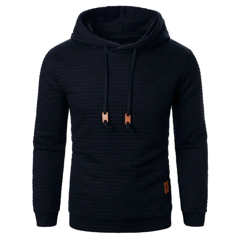 New Outdoor Men's Long Sleeve Hoodie Sweatshirts Autum Breathable Solid Color Coats Sport Streetwear Pullover Tracksuit Men Zen fit plus