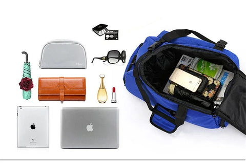 T90 Gym Backpack Women Fitness Travel Boston Trip Luggage Handbag Sports Shoe Shoulder Duffle Weekend Big Cross Tote Bag for Man - Zen Fit Plus