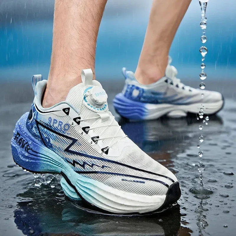 2025 New Men's Running Shoes Cushioning Carbon Plate Racing Marathon Athletic Shoes Comfortable Non-slip Sports Tennis Shoes - Zen Fit Plus