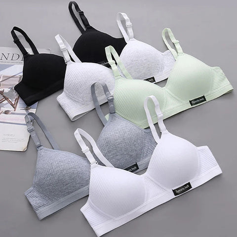 Sport Underwear for Teens Seamless Girl No Underwire Training Bra Soft Skin-Friendly School Girl Small Size Bra Clothing Zen fit plus