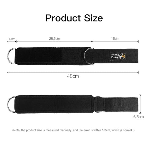 1/2Pcs Padded Ankle Straps Ankle Straps for Cable Machines D-Ring Comfortable Gym Pulley Anklet Fitness Anklet for Gym Pulley - Zen Fit Plus