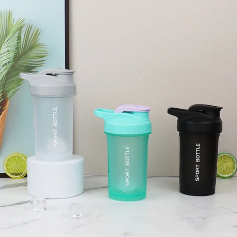 Portable 300ml Protein Powder Shaker Bottle Leak Proof Water Bottle for Gym Outdoor Fitness Training Sport Mixing Cup Zen fit plus