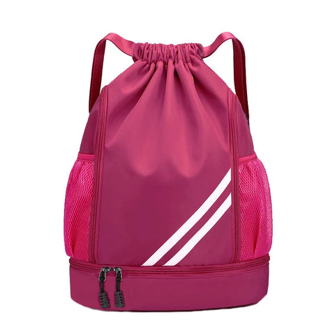 Fitness Gym Bag Backpack Women Men Basketball Backpack Outdoor Soccer Football Storage Bags Training Drawstring Sports Knapsack Zen fit plus