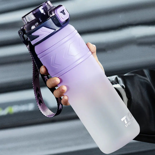 1000ml/600ml High Quality Tritan Material Water Bottle With Straw Portable Durable Gym Fitness Outdoor Sport Drinking Bottled Zen fit plus