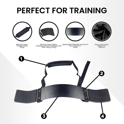 Top Quality Arm Blaster for Men - Superior Arm Development and Definition - Heavy Duty Arm Isolator for Intense Workouts - Advan Zen Fit Plus