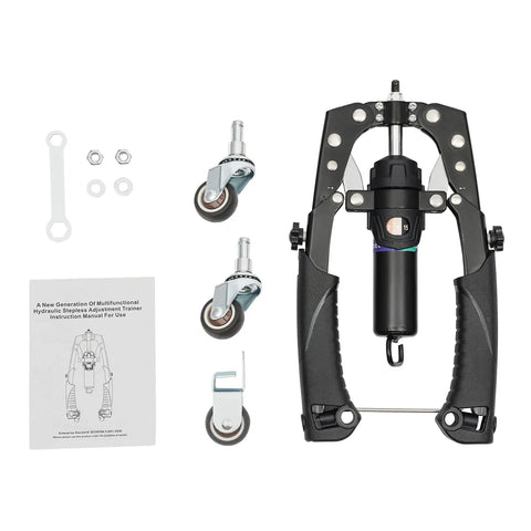 Hydraulic Power Twister Spin Button Arm Blaster Forearm Workout Equipment Adjustable 22-440lbs for Arms, Legs, Biceps, etc - Zen Fit Plus