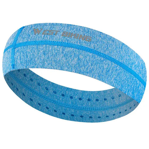 WEST BIKING Sports Headband Anti-slip Sweat Absorbing Elastic Sweatband Quick Dry Men Women Running Fitness Gym Cycling Headwear Zen fit plus