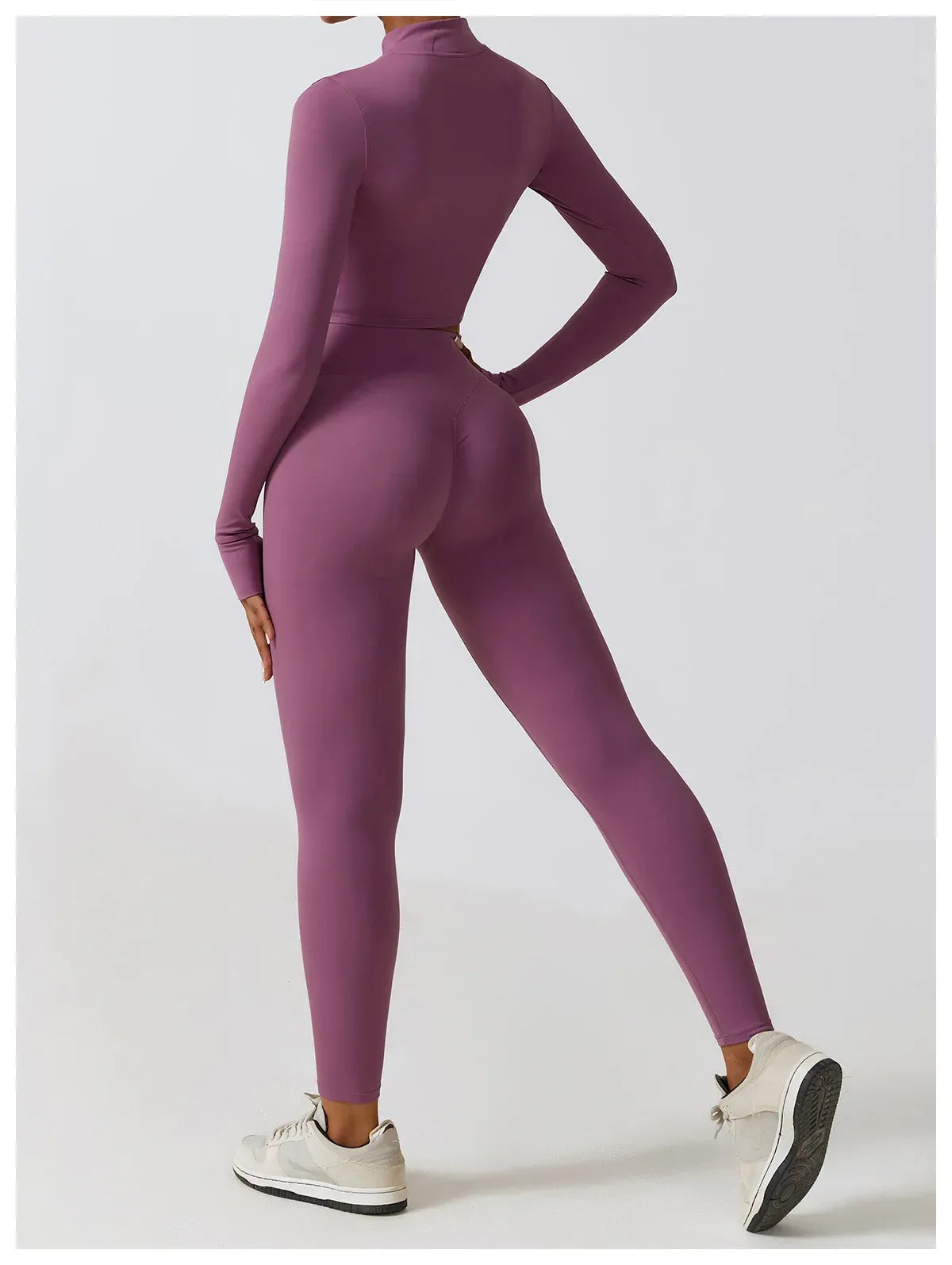 Hearuisavy Autumn Elasticity Yoga Jacket Outdoor Running Sports Jacket Female Gym Zipper Tight Fitting Jacket Women Sportswear - Zen Fit Plus