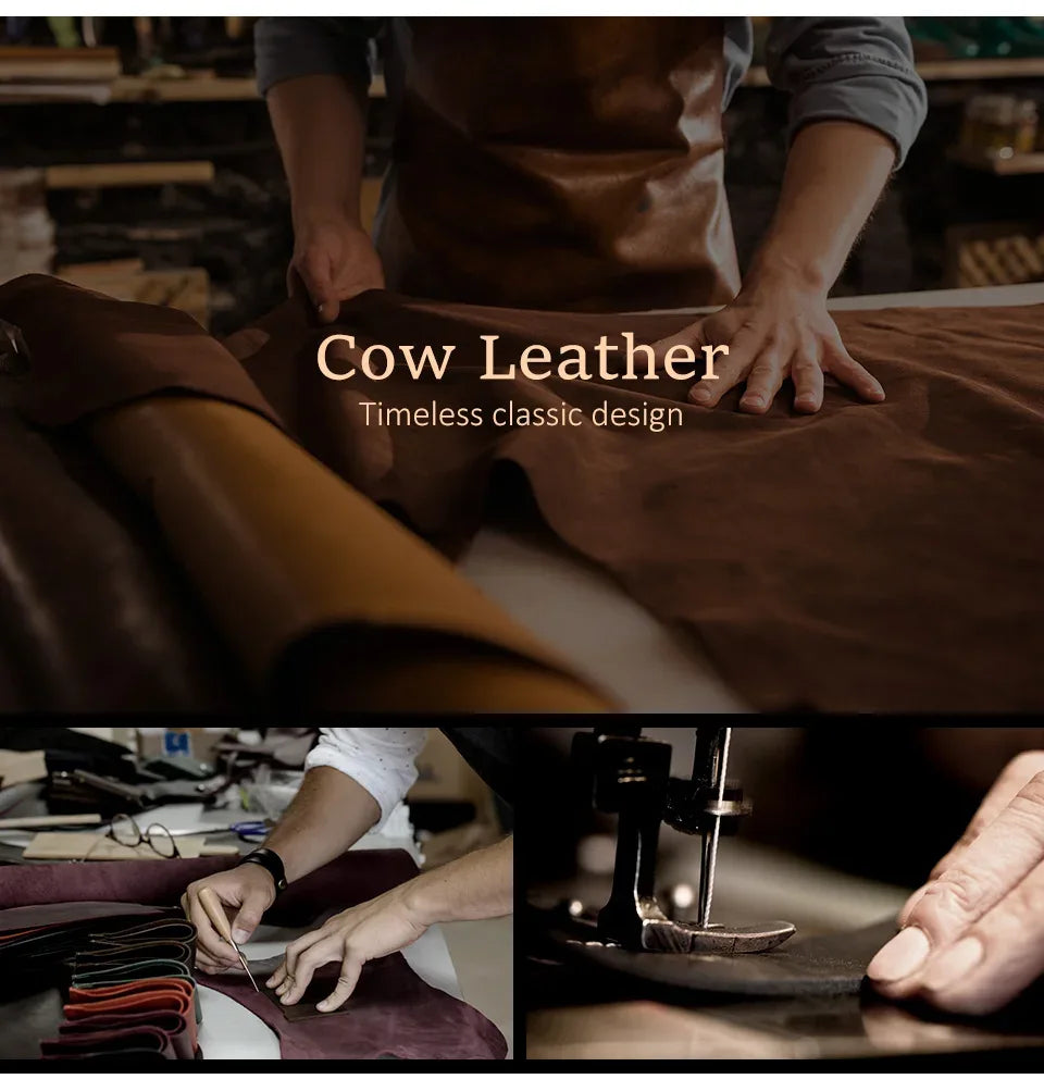 HUMERPAUL Men's Usb Chest Bag 100% Genuine Leather Crossbody Shoulder Bags Multifunction Travel Outdoor Messenger Pack Fashion - Zen Fit Plus