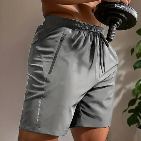 UETEEY Summer Shorts Men Gym Sport Running Squat Fitness Workout Man Short Pants Breathable Quick-drying Drawstring Mens Shorts Zen fit plus