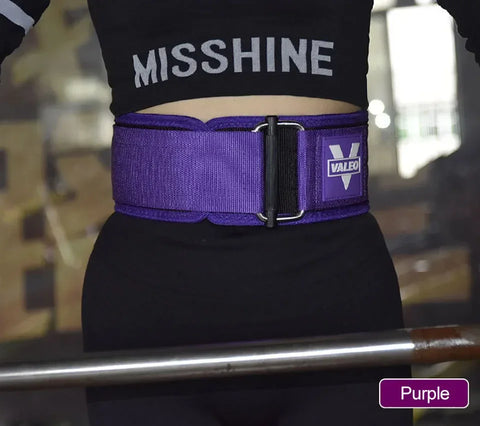 GOBYGO 1Pcs Fitness Weightlifting Belt Squat Pull-Up Gym Strength Lifting Adjustable Lumbar Support Metal Buckle Cross Training - Zen Fit Plus