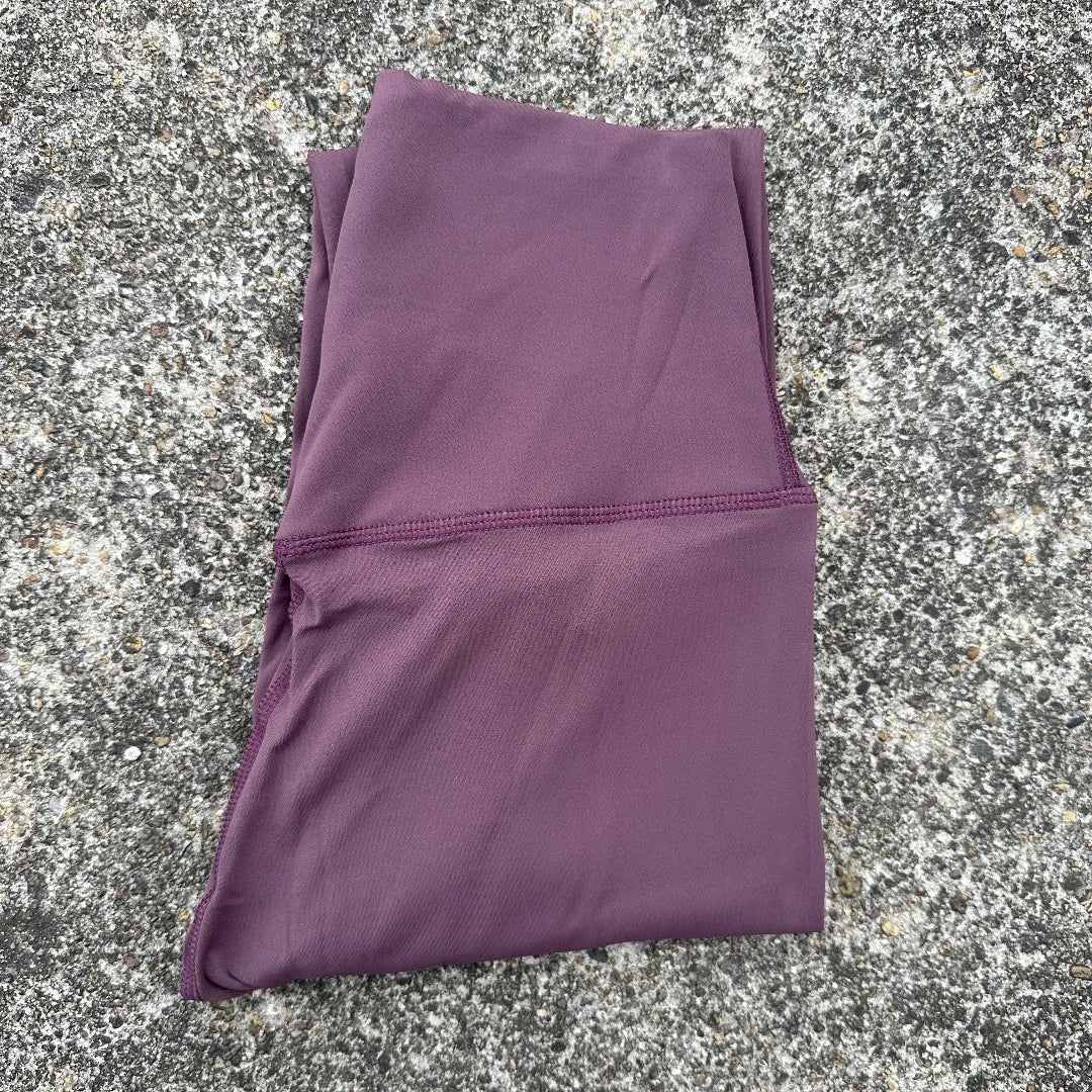 Solid Color Back Waist Pocket High Waist Yoga Legging Women Sport Cropped Pants Butter Athletic Gym Comprehensive Training Jog Zen fit plus