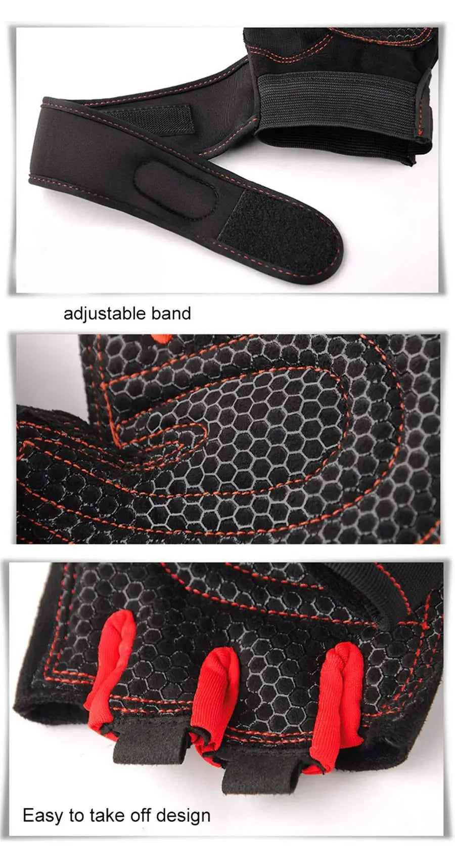 Workout Gloves for Men Women Half Finger Glove with Wrist Wrap for Sport Weight Lifting Training Bicycle Motorcyclist Gym Glove - Zen Fit Plus