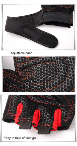 Workout Gloves for Men Women Half Finger Glove with Wrist Wrap for Sport Weight Lifting Training Bicycle Motorcyclist Gym Glove - Zen Fit Plus