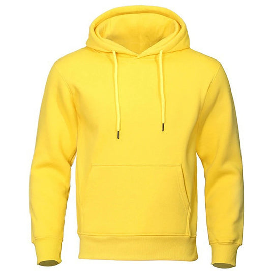 New Solid Color Sweatshirt Men Women Spring Autumn Fleece Hoodie Loose Clothing Casual Outdoor Sport Pullover Tops Zen fit plus