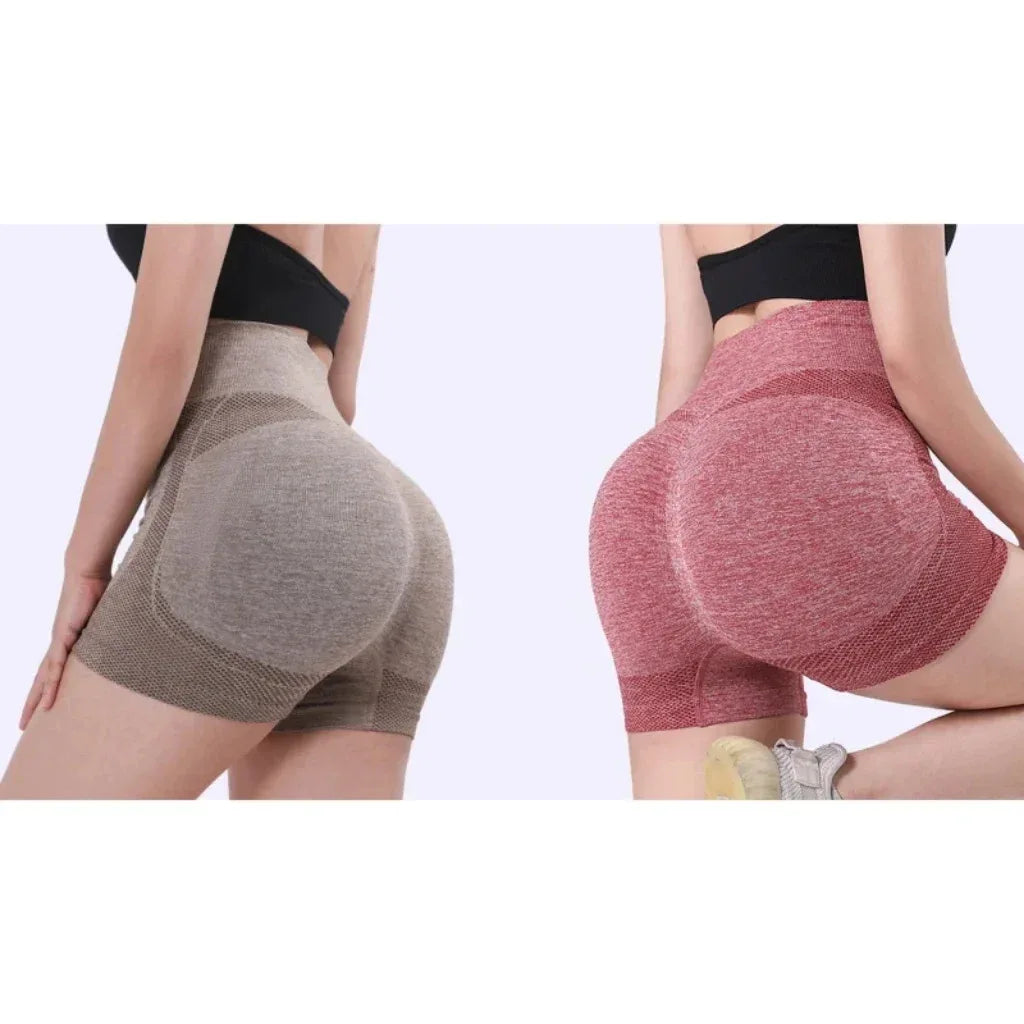 Women Yoga Shorts High Waist Workout Shorts Fitness Yoga Lift Butt Fitness Ladies Yoga Gym Running Short Pants Sportswear - Zen Fit Plus