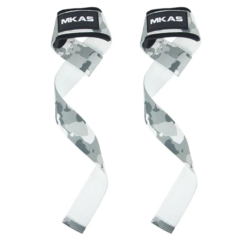 1Pair Non-slip Strap Gym Dumbbell Workout Weights Lifting Straps Crossfit Fitness Equipment Wrist Wrap Lift Exercise Training Zen fit plus