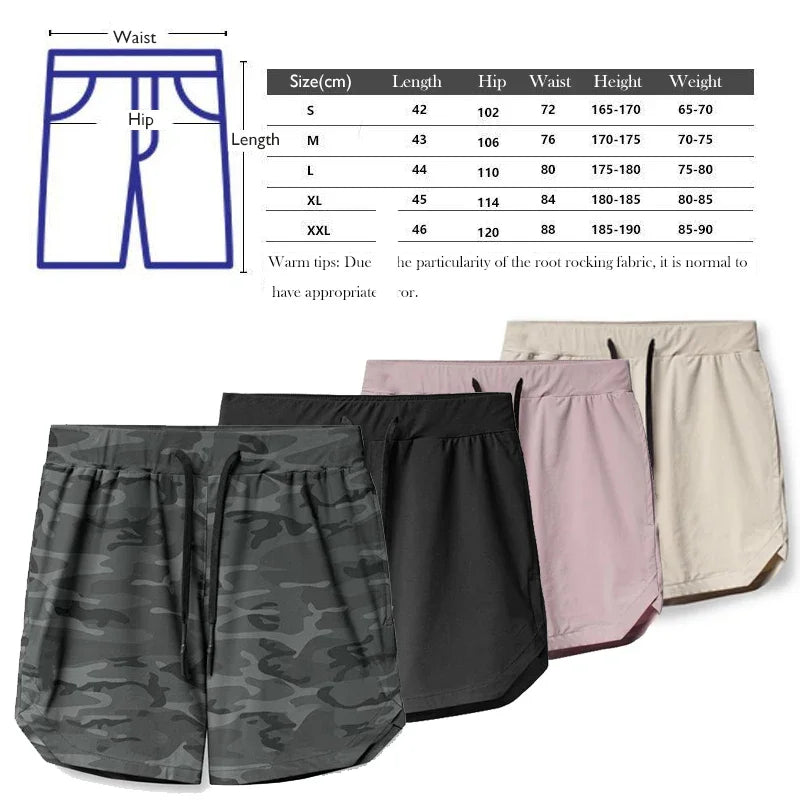 Men Quick Dry Exercise Tranning Shorts Running Fitness Basketball Sports Gym Crossfit Sweatpants with Zipper Back Phone Pouch Zen fit plus