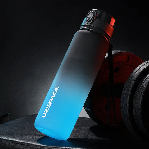 500/800/1000ml Sports Water Bottle Portable Leakproof Shaker Drinkware Outdoor Tour Gym Fitness Cup Tritan Plastic Jugs BPA Free Zen fit plus