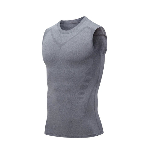 Compression Tank Top Men Gym Shirt Sleeveless Quick Dry Printing Sportswear Male Fitness Bodybuilding Vest Workout Muscle Top Zen fit plus