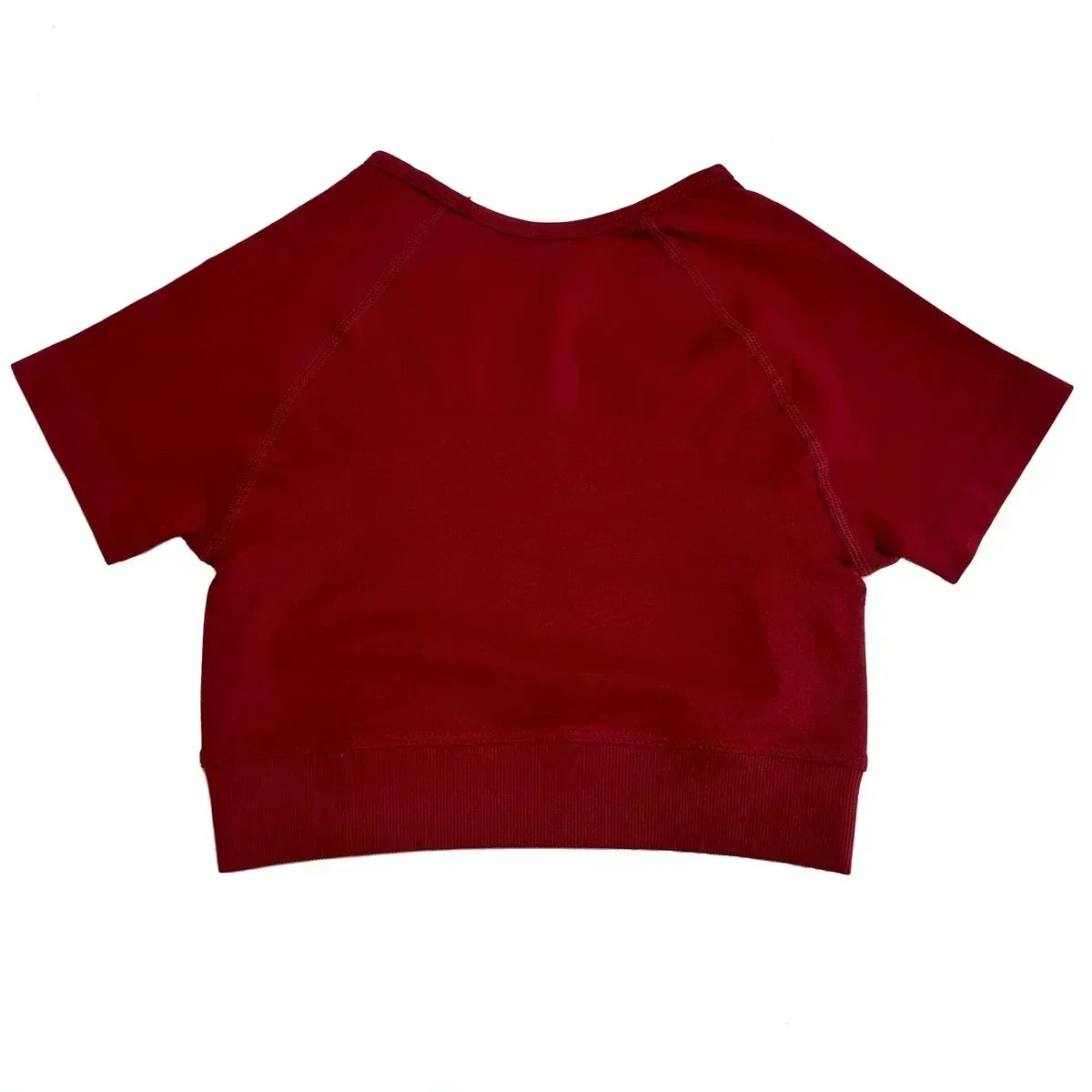 Impact Crop Top Women Short Sleeve Yoga Top Shirts Light Weight Gym Crop Top Seamless Sports Shirt Ribbed Crop Fit Zen fit plus
