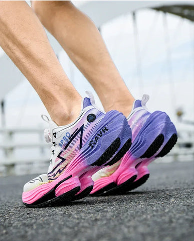 2025 New Men's Running Shoes Cushioning Carbon Plate Racing Marathon Athletic Shoes Comfortable Non-slip Sports Tennis Shoes - Zen Fit Plus