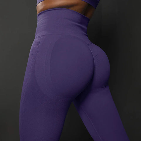 High Waist Yoga Leggings Women Seamless Push Up Sport Leggings Fitness Running Hip Lift Yoga Pants Highly Elastic Gym leggings - Zen Fit Plus