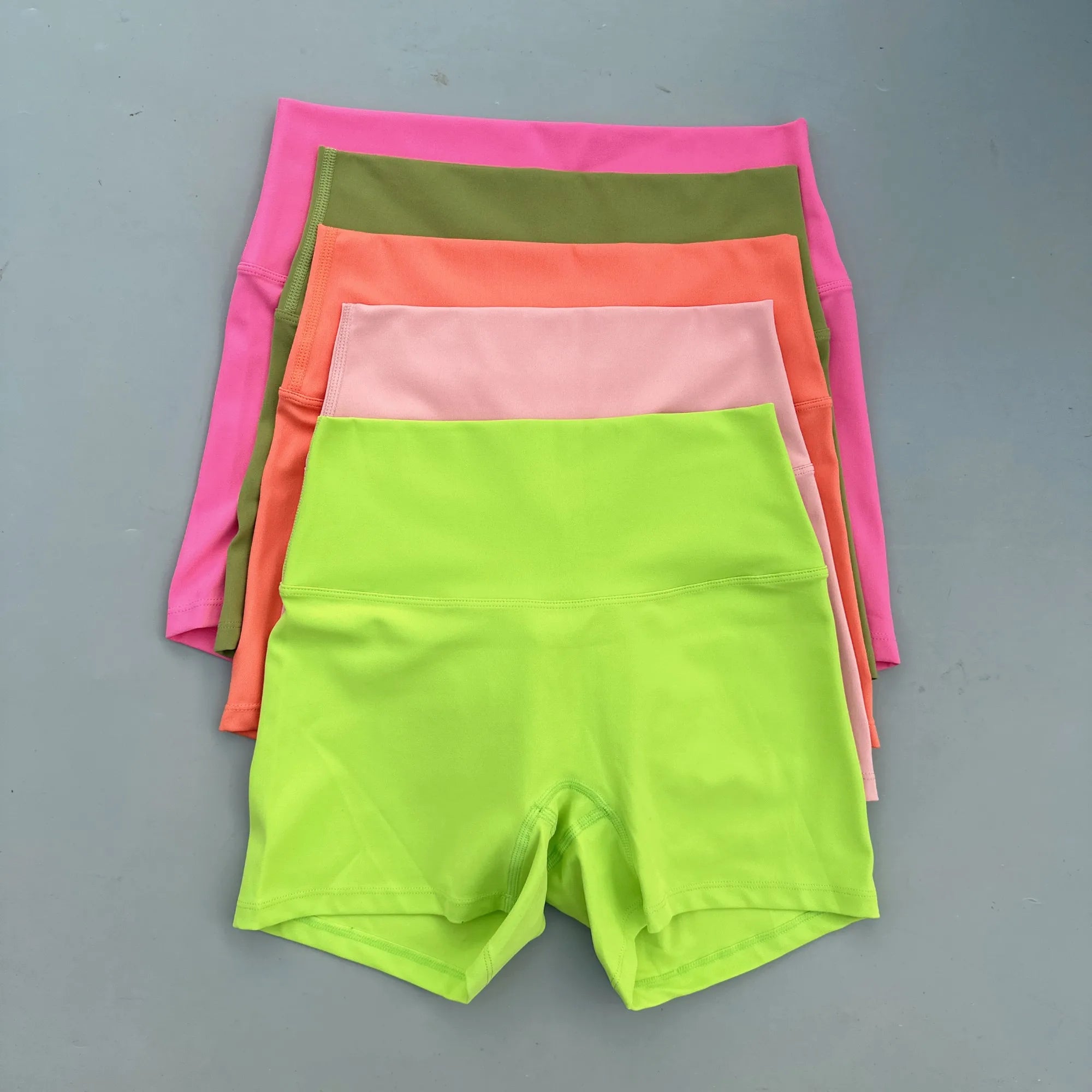 Solid Color tight Women Fitness Sport Short High Waist Yoga Short Legging Squatting Proof Comprehensive Training Jog AthletiC Zen fit plus