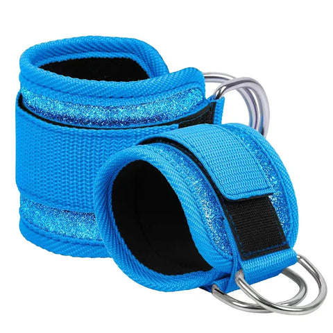 Fitness fluorescence Sports Straps Adjustable D-Ring Support Cuffs Ankle Pulley With Buckle Guard Leg Strength Safety Abductors - Zen Fit Plus