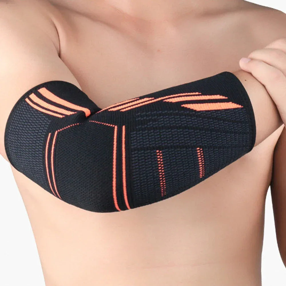 Elbow Support Elastic Gym Sport Elbow Protective Pad Absorb Sweat Sport Basketball Volleyball Tennis Arm Sleeve Elbow Brace - Zen Fit Plus