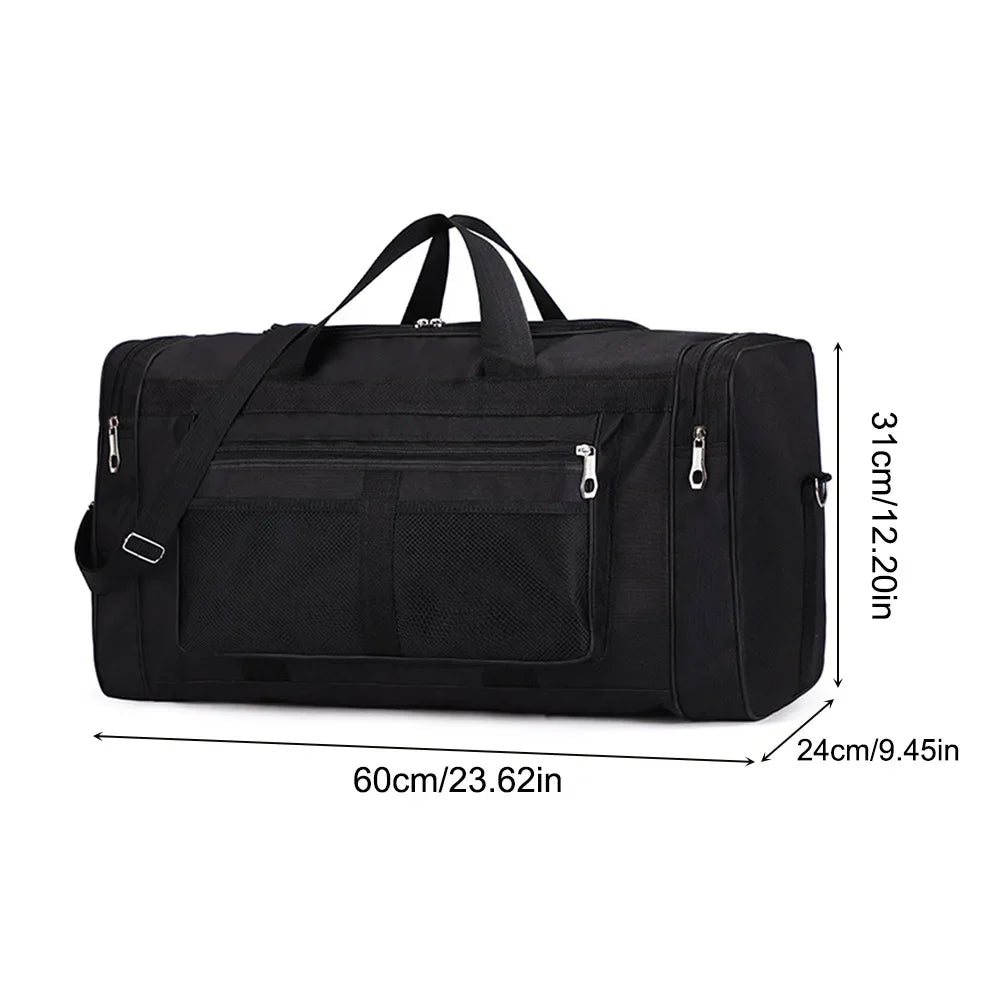 Oxford Dry Wet Separation Bags Large Capacity Portable Gym Bags Multifunctional Wear-resistant Side Zippers for Travel Swimming Zen fit plus