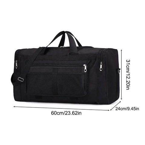 Oxford Dry Wet Separation Bags Large Capacity Portable Gym Bags Multifunctional Wear-resistant Side Zippers for Travel Swimming Zen fit plus