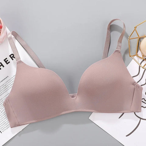 Women Seamless Bra Sexy No Wire Push Up Underwear Girls Students Breathable Thin 10 Colors Bras Female's Bra Breathable Gathered Zen fit plus