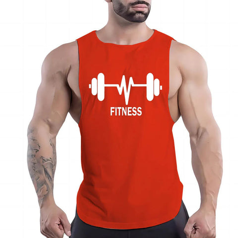 Four Seasons Vest Sport Sleeveless Shirt Quick Dry Breathable Tank Top Men Clothing Fashion Leisure Gym Outdoor Basketball Print Zen fit plus