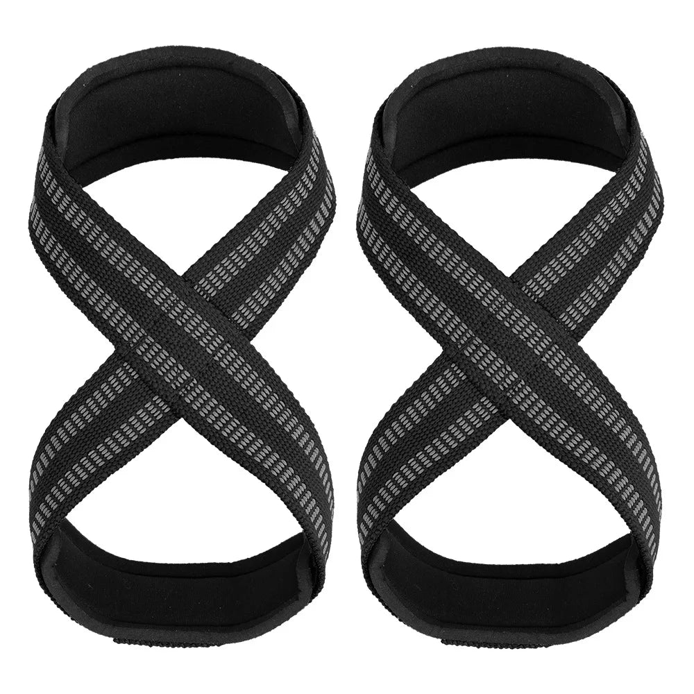 2PCS Weightlifting Hand Belt Anti-Slip Sport Fitness Wrist Wraps Straps Gym Support Lifting Grip Belt Fitness Bodybuilding Zen fit plus