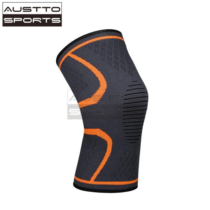 Austto 1PC Knee Guard Knee Support Braces Compression Protection Sleeves for Running Basketball Squats Fitness Workouts Zen fit plus