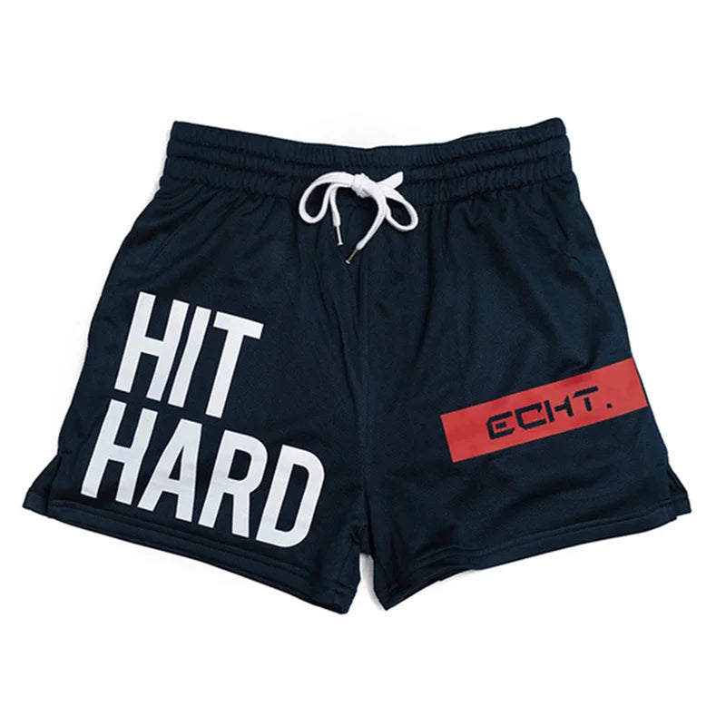 2024 NWE Summer men shorts printing sports shorts fitness exercise beach shorts breathable mesh shorts jogger men's brand shorts Zen fit plus