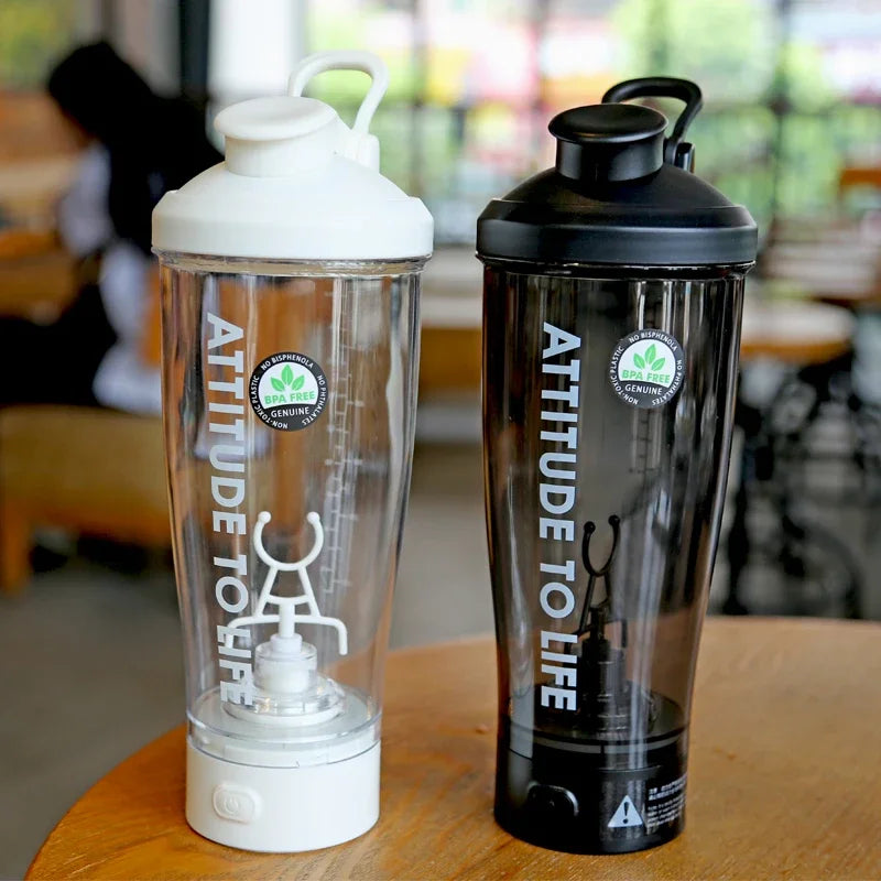 Electric Protein Shaker Bottle, USB Rechargeable Blender Bottles, BPA Free, Tritan Portable Blender Cup, 650ml Zen fit plus