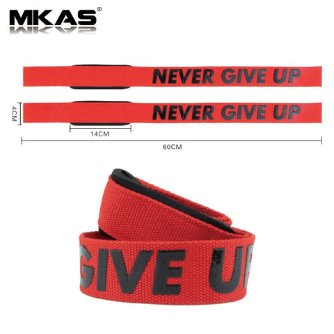 1Pair Non-slip Strap Gym Dumbbell Workout Weights Lifting Straps Crossfit Fitness Equipment Wrist Wrap Lift Exercise Training Zen fit plus