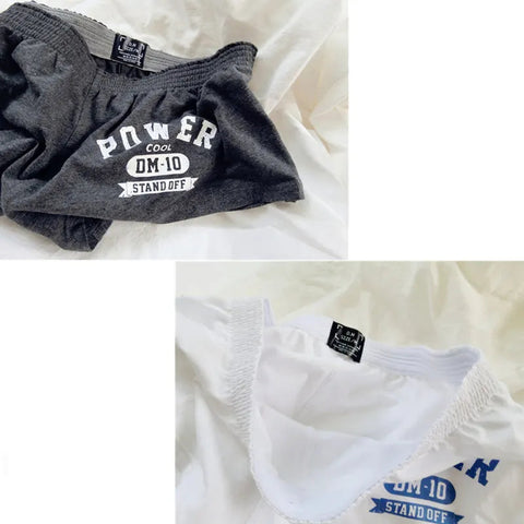 Cotton Fitness Gym Shorts For Men Running Short Home Sport Yoga Workout Training Summer Breathable Loose Underwear Man Boxer D.M Zen fit plus