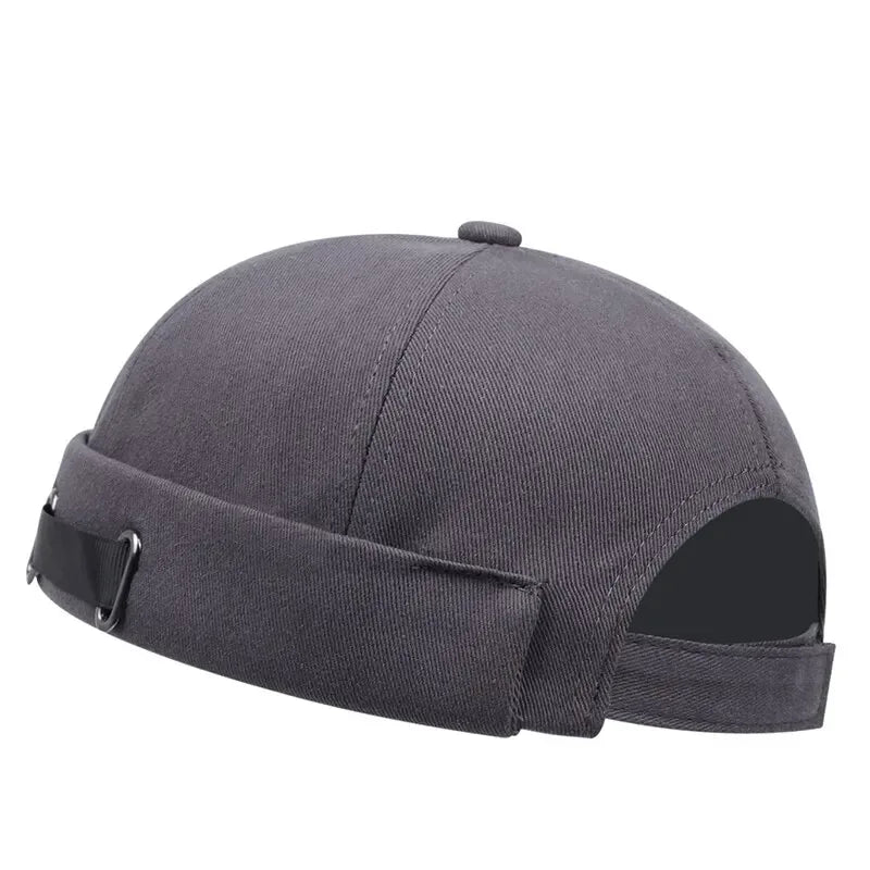 Vintage Brimless Hat Breathable Shark Beanie Hat Cotton Retro Men Adjustable Docker Cap Literary Sailor Cap Women Hip Hop Hat - Zen Fit Plus
