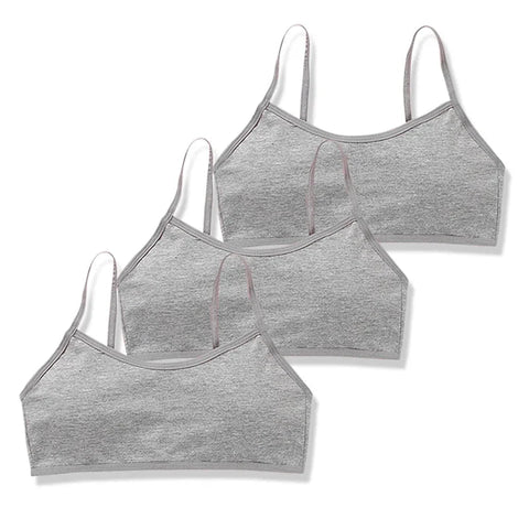 3pc/Lot Kids Cotton Training Bra Girls Teens Underwear for Teenagers Lingerie Underwear 8-15T Zen Fit Plus