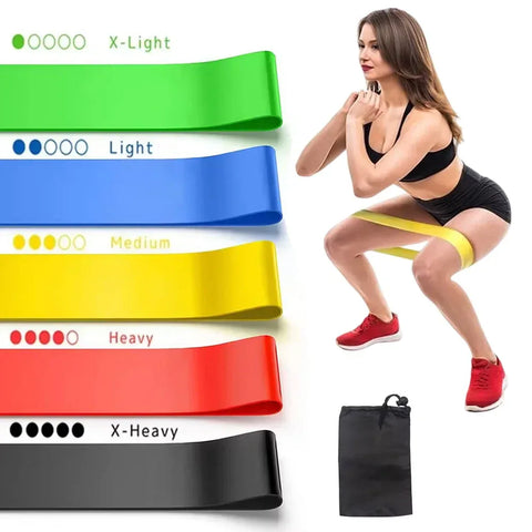 Resistance Bands.Elastic Band,Stretch Bands for Working Out Women or Men,Exercise Bands Set for Physical Therapy,Yoga,Pilates - Zen Fit Plus