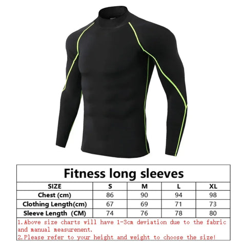 Winter Man Compression Shirt Cycling Clothing Warmth Shirt Warm Bottoming Shirt Men Compression T-Shirt Gym Sportswear 2024 New - Zen Fit Plus