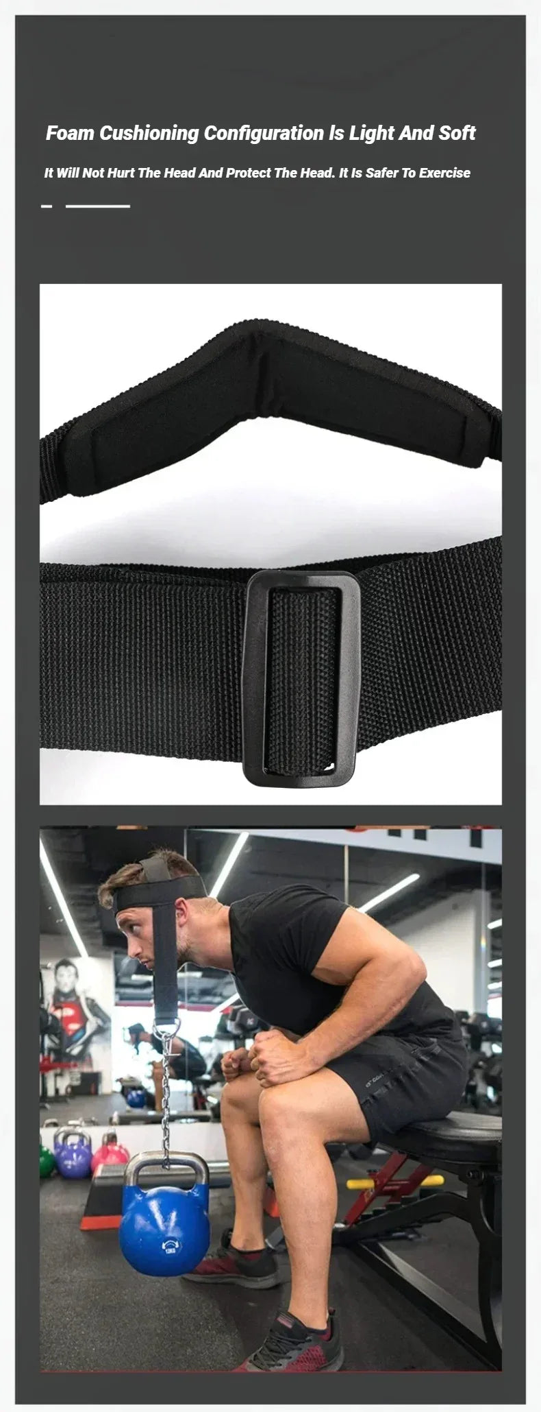 Head Neck Training Harness Body Strengh Exercise Cervical Spine Strap Adjustable Power Gym Fitness Weight Bearing Cap - Zen Fit Plus