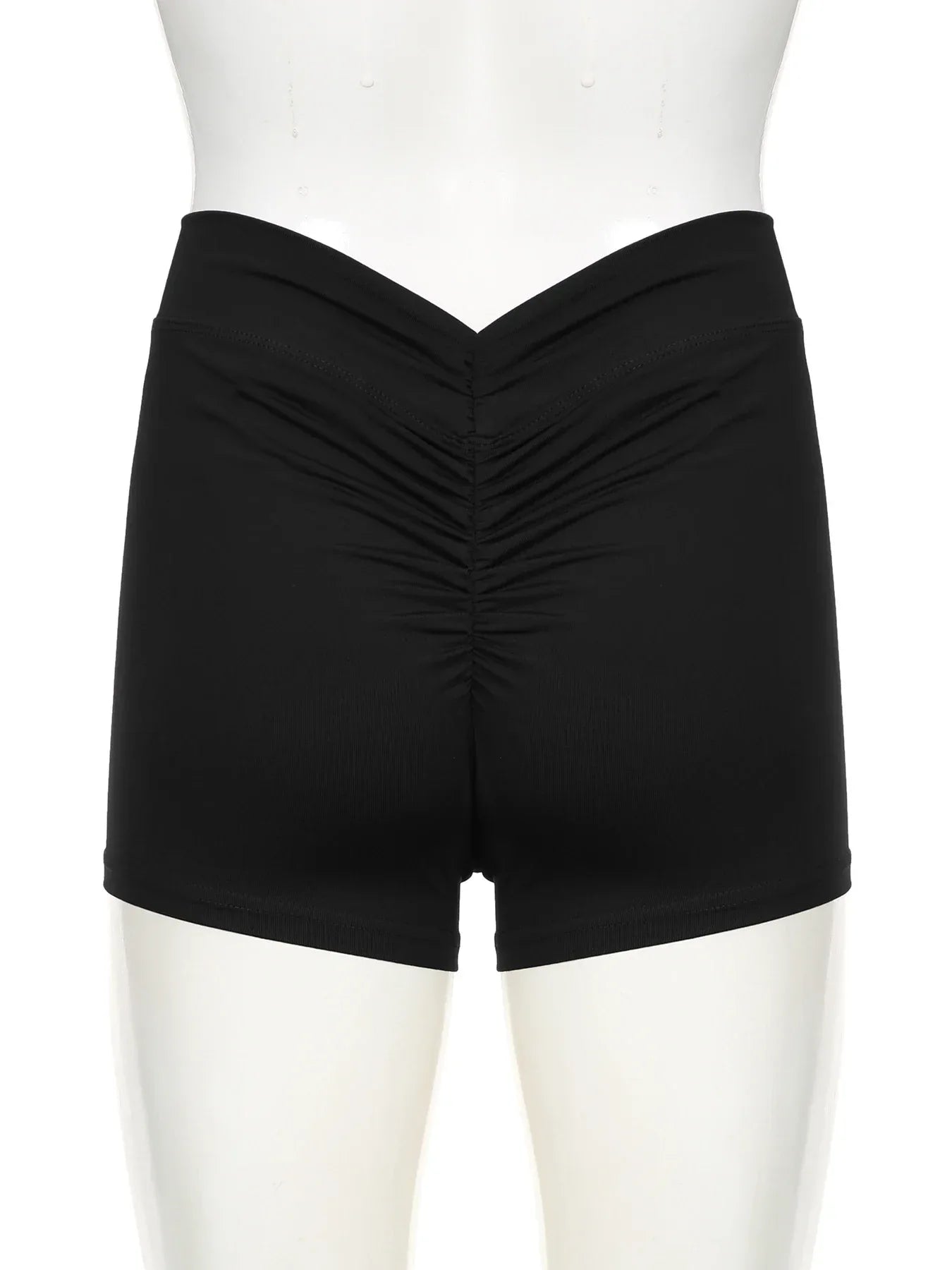 Rockmore New Pleated Sports Short Butt Lifting Tummy Control Yoga Short Pants Women's Tight Hip Lifting High Waist Fitness Short - Zen Fit Plus