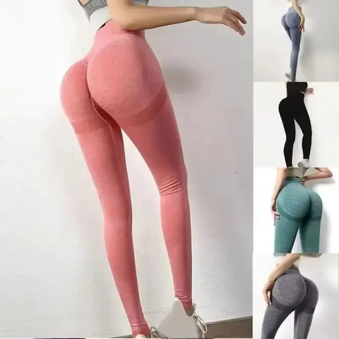 Women High Waist Leggings For Fitness Ladies Sexy Bubble Butt Gym Sports Workout Leggings Push Up Fitness Female Leggins - Zen Fit Plus